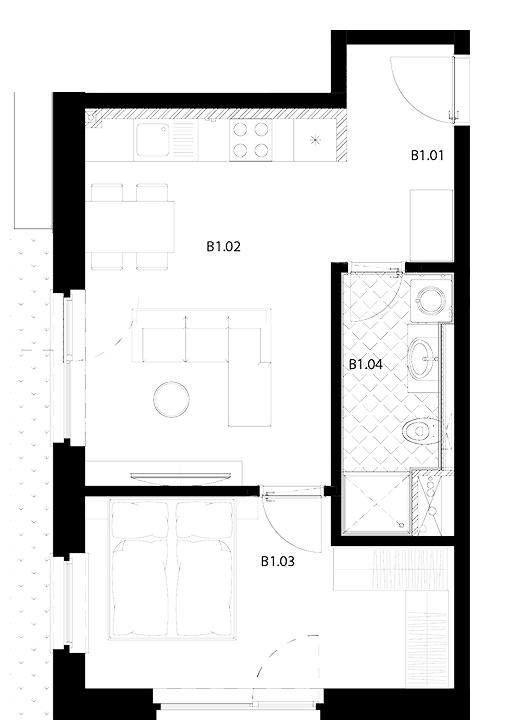 Residence 104.B1 plan