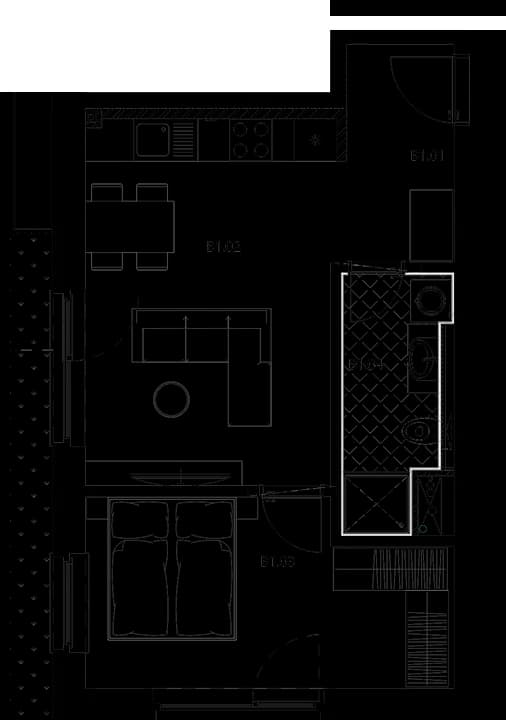 Residence 104.B1 plan