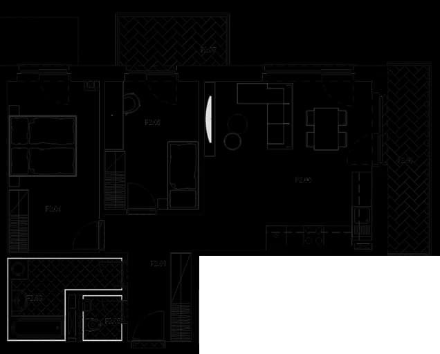 Residence 111.F2 plan
