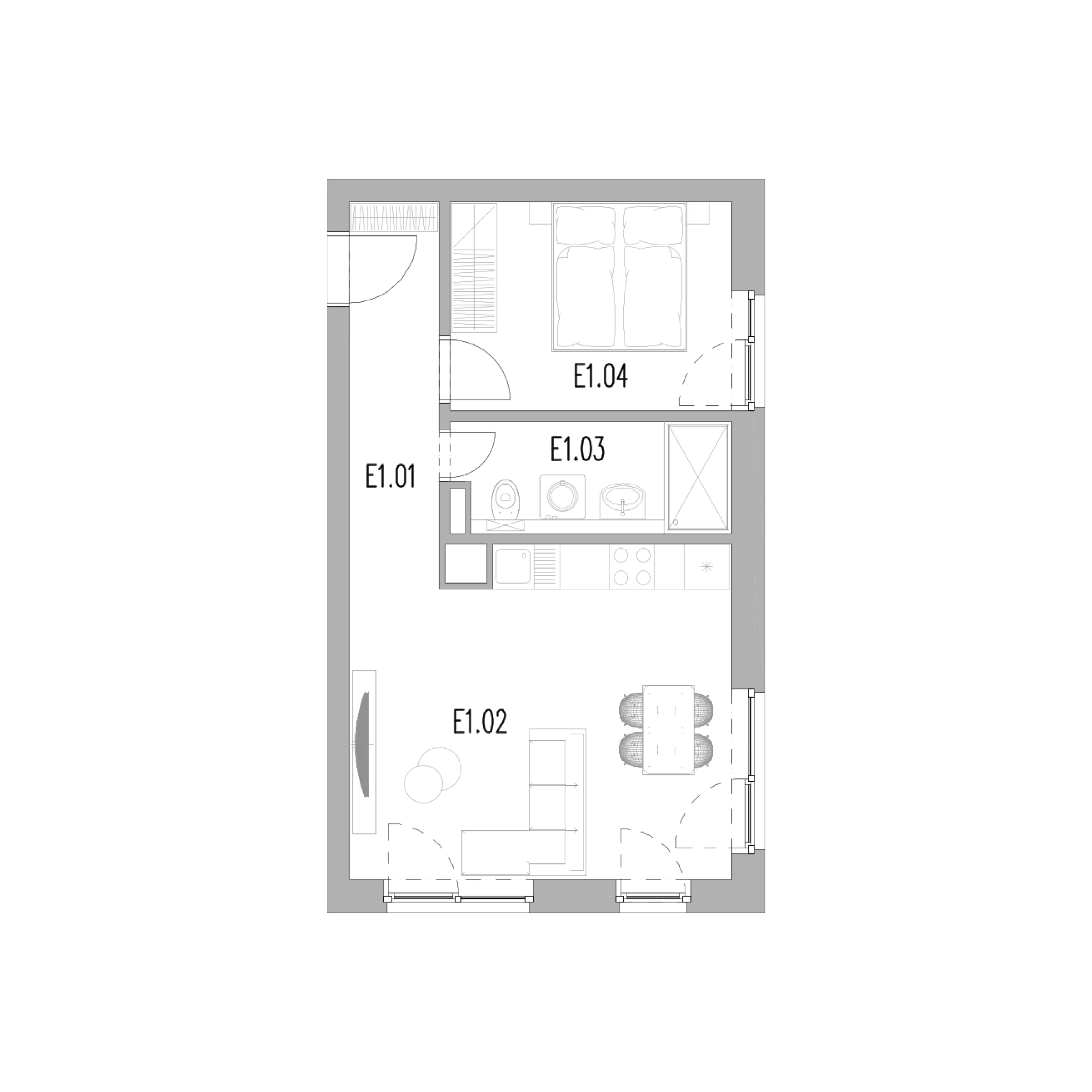 Residence 113.E1 plan