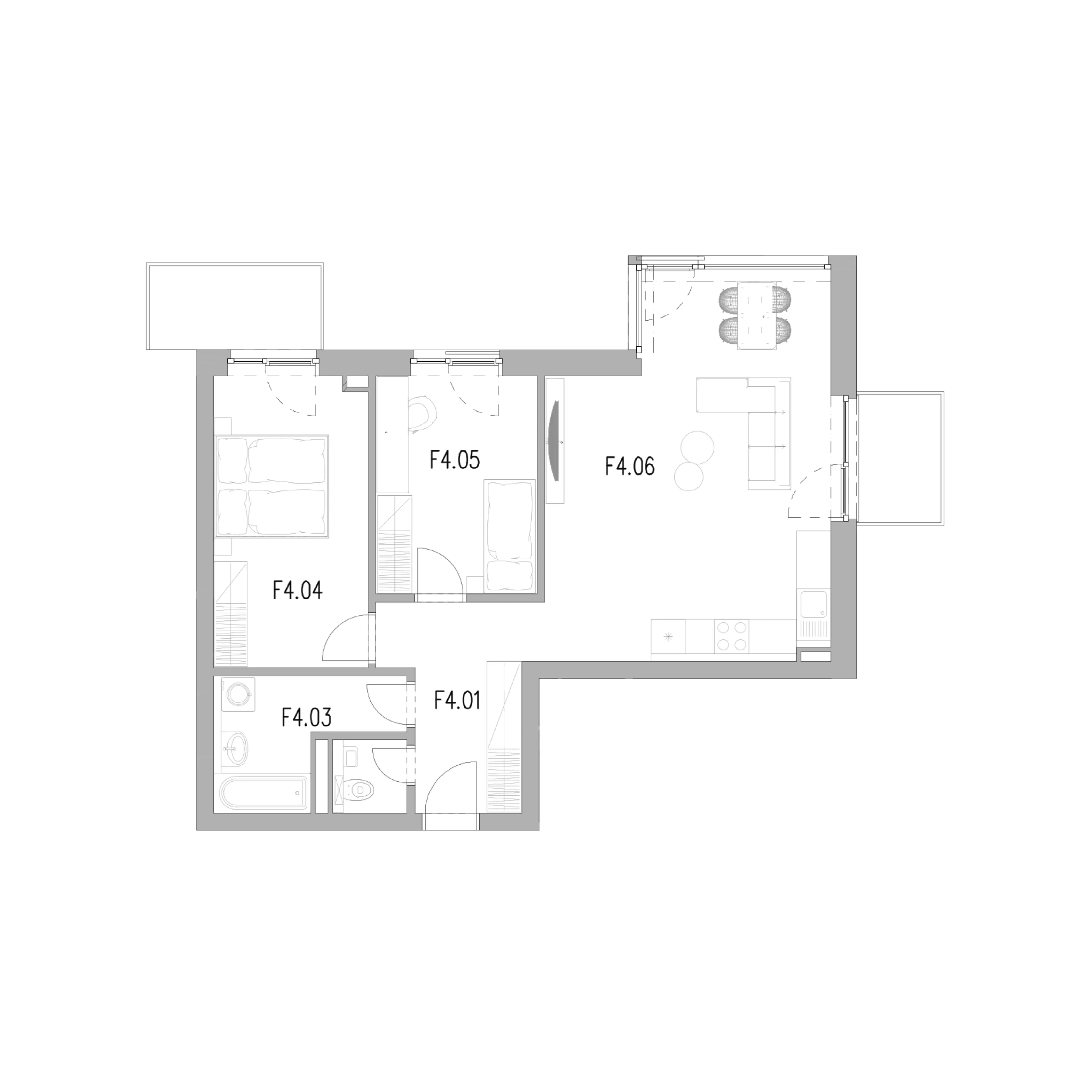 Residence 113.F4 plan