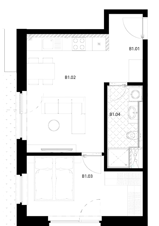 Residence 103.B1 plan