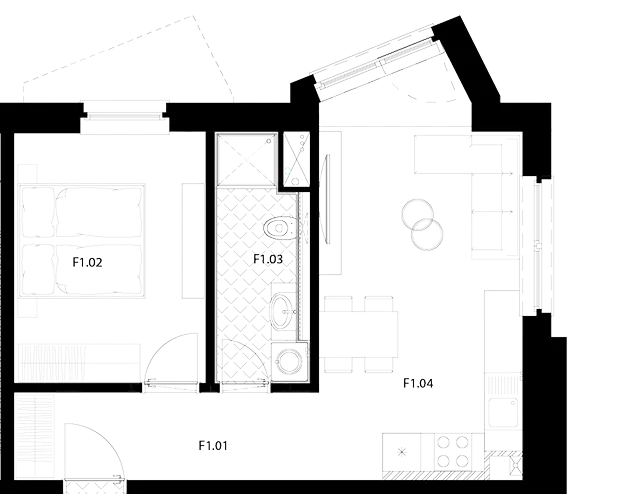 Residence 104.F1 plan